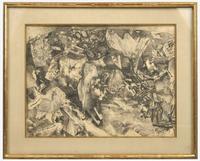 Jean Dubuffet (French 1901-1985) - Site et Menace