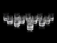 A Set of Fourteen Baccarat Harmonie Double Old Fashioned Glasses