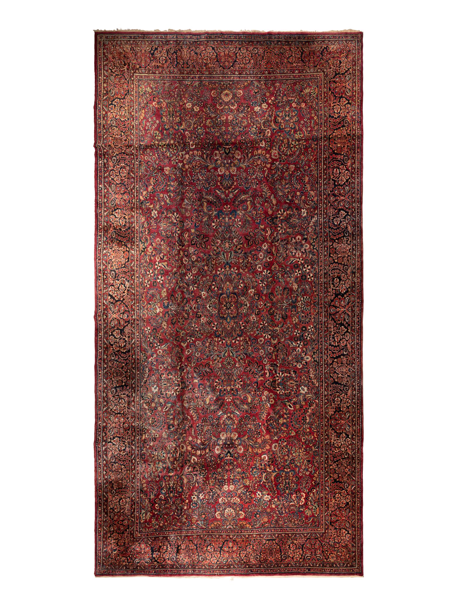 A Sarouk Wool Rug