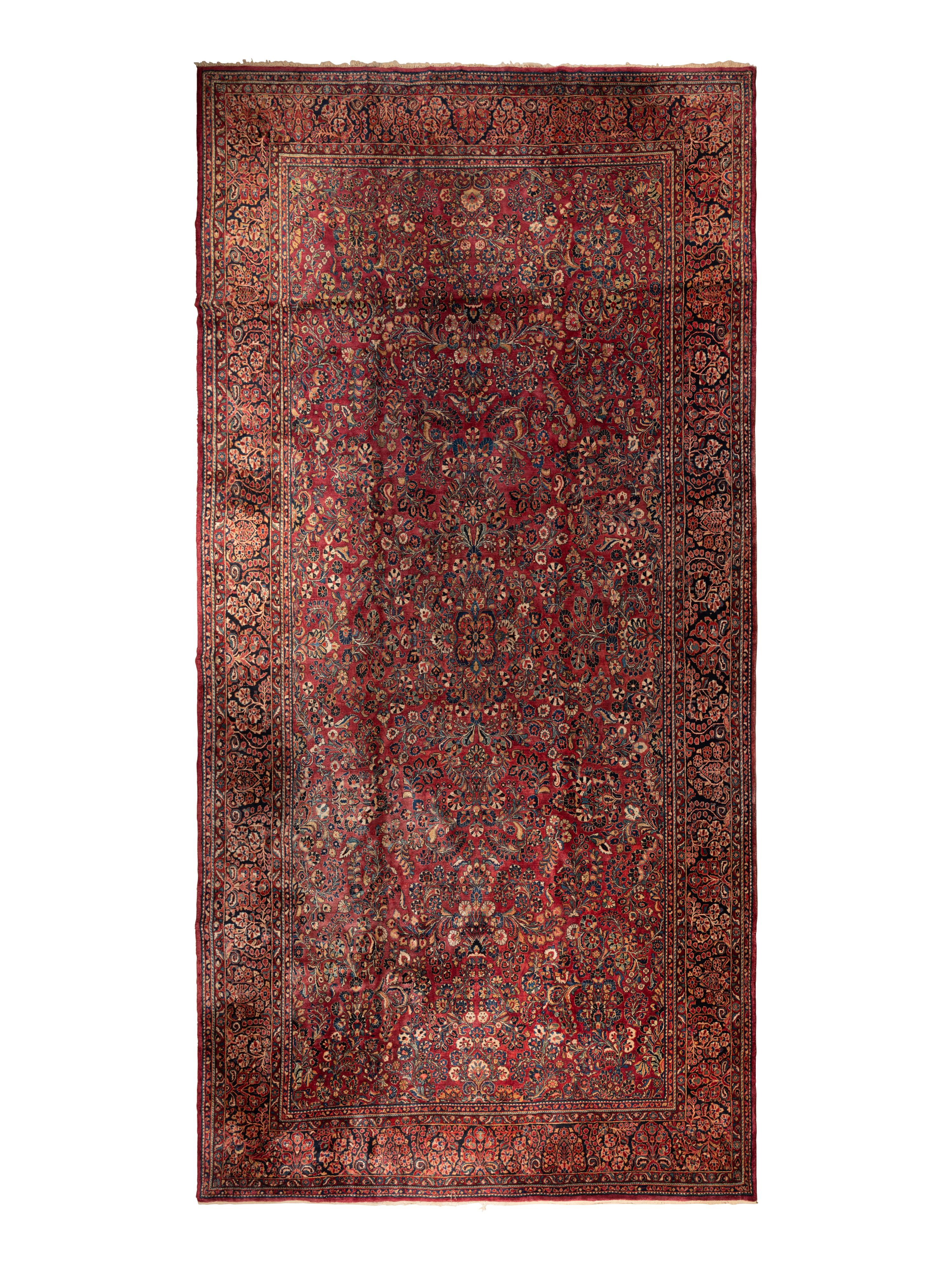 A Sarouk Wool Rug