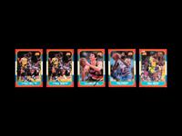 A Collection of 1986-87 Fleer Signed Autograph Basketball Cards (50)
