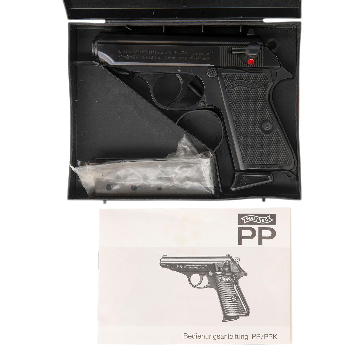 *West German Walther PPK/S .380 in Case Third of Three Consecutively Numbered Guns