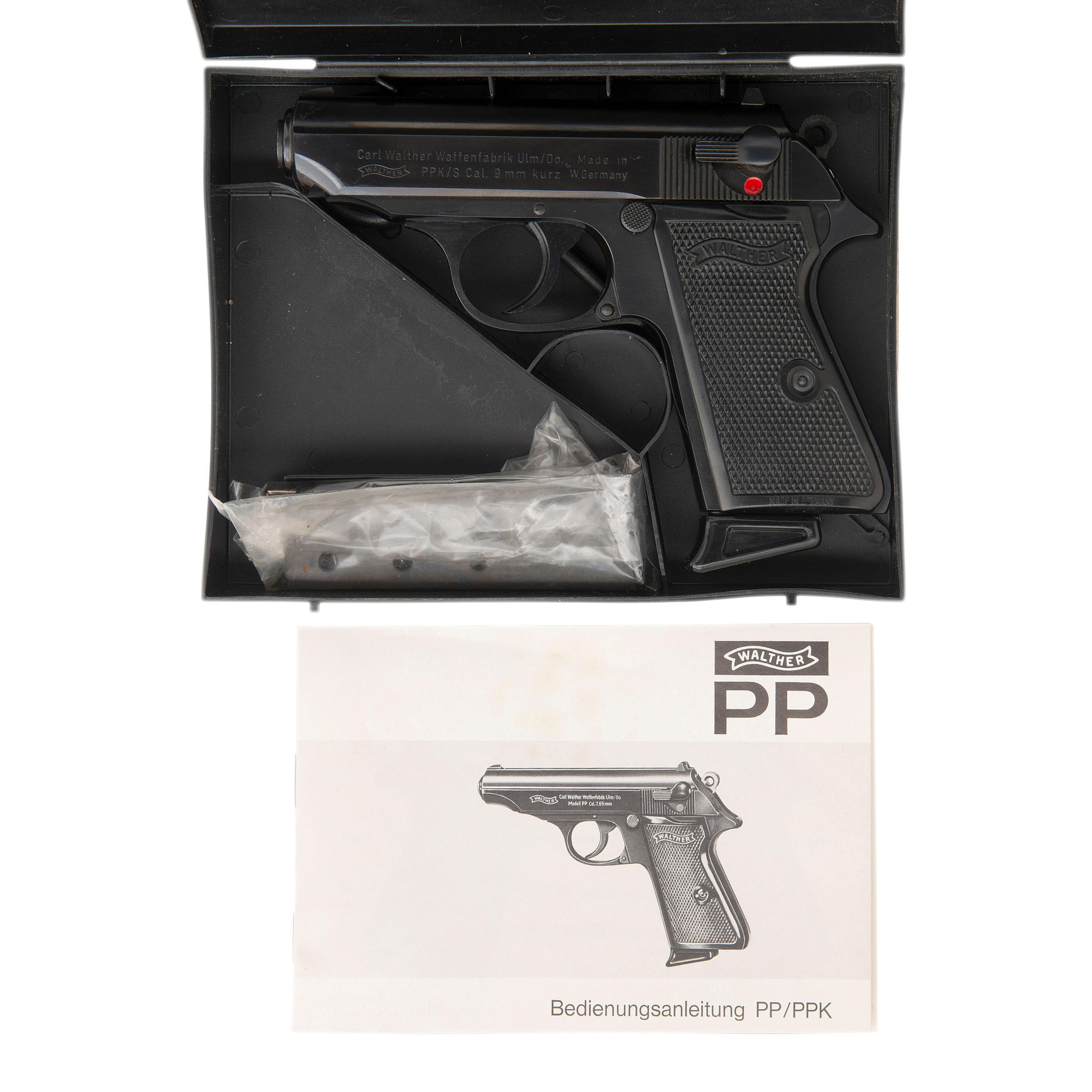 *West German Walther PPK/S .380 in Case Third of Three Consecutively Numbered Guns