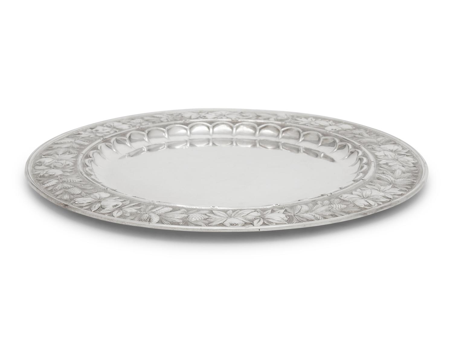 A Buccellati Silver Tray