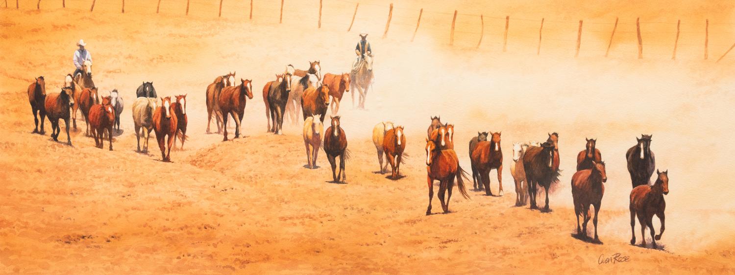 Horses in the Dust