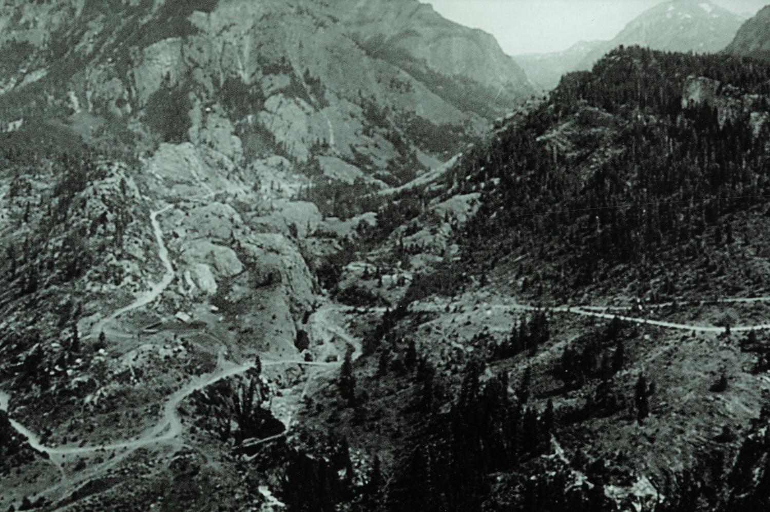 An Early Large Format Photograph of Ouray, Colorado in an Arts & Crafts Frame by J.P. Davis