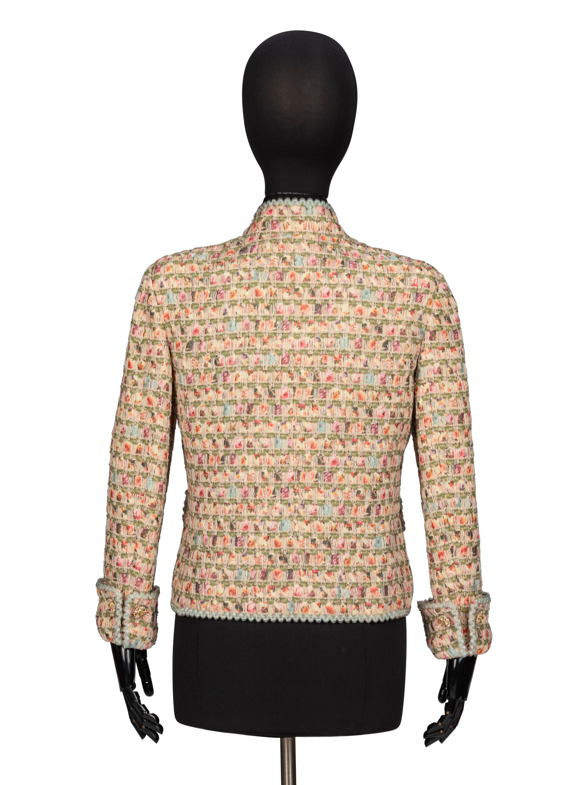 Chanel, Floral Fantasy Tweed Jacket