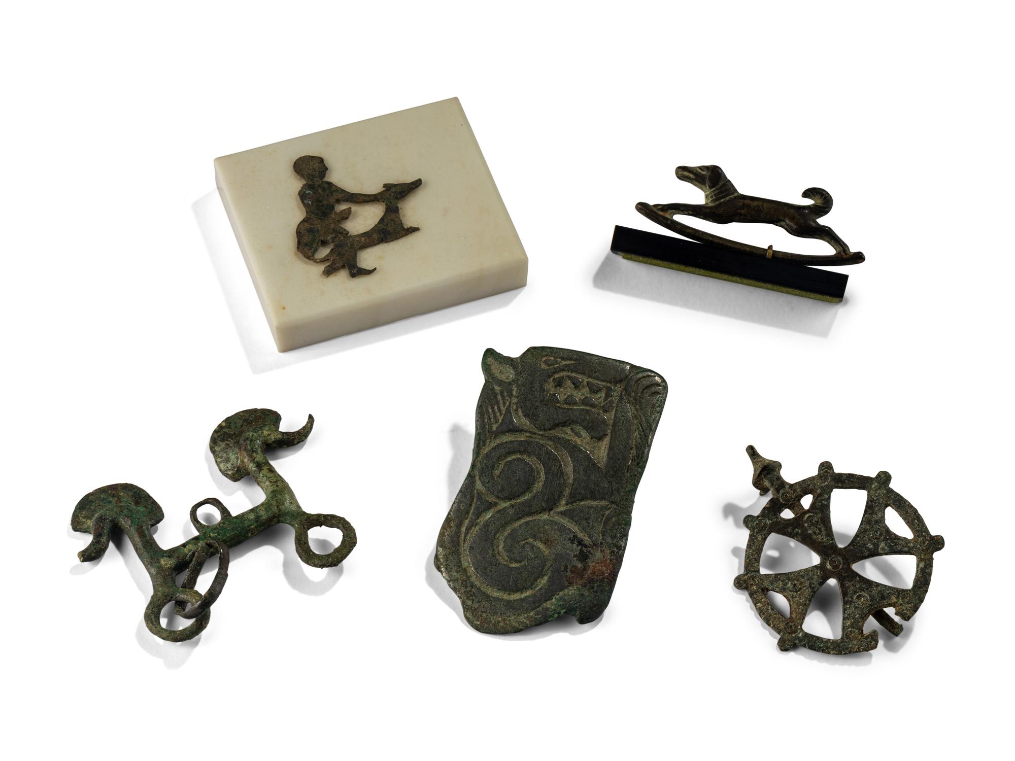 Nine Roman and Near Eastern Bronze Items