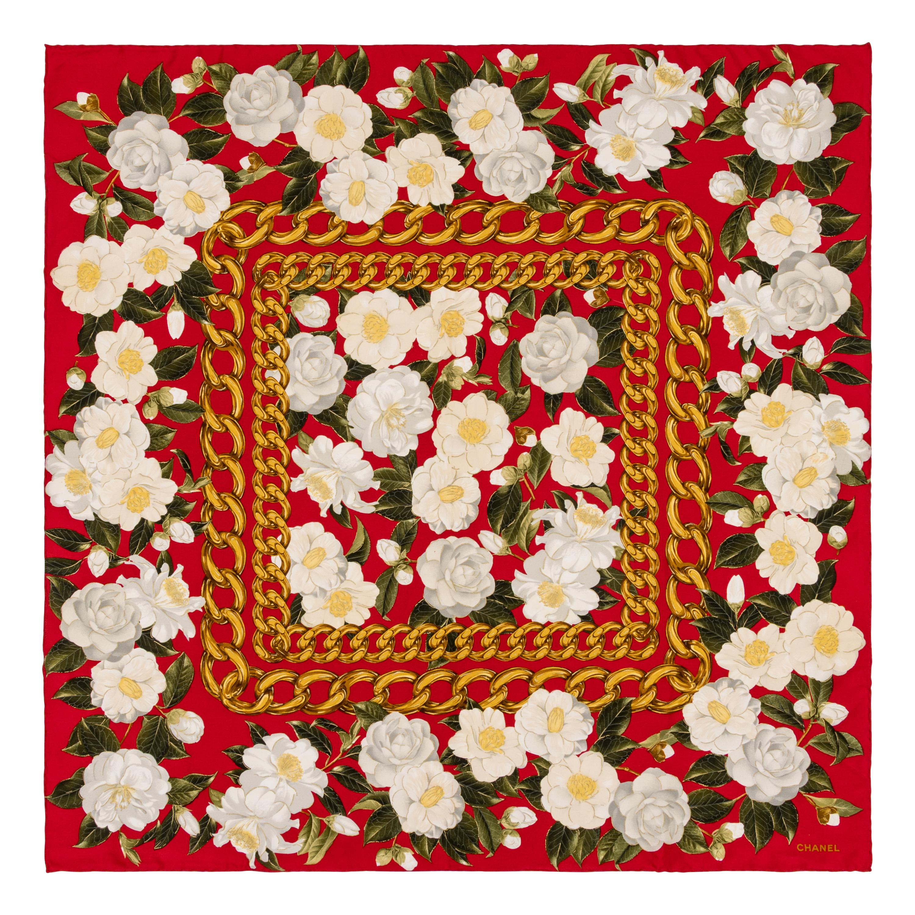Chanel, Five Silk Scarves