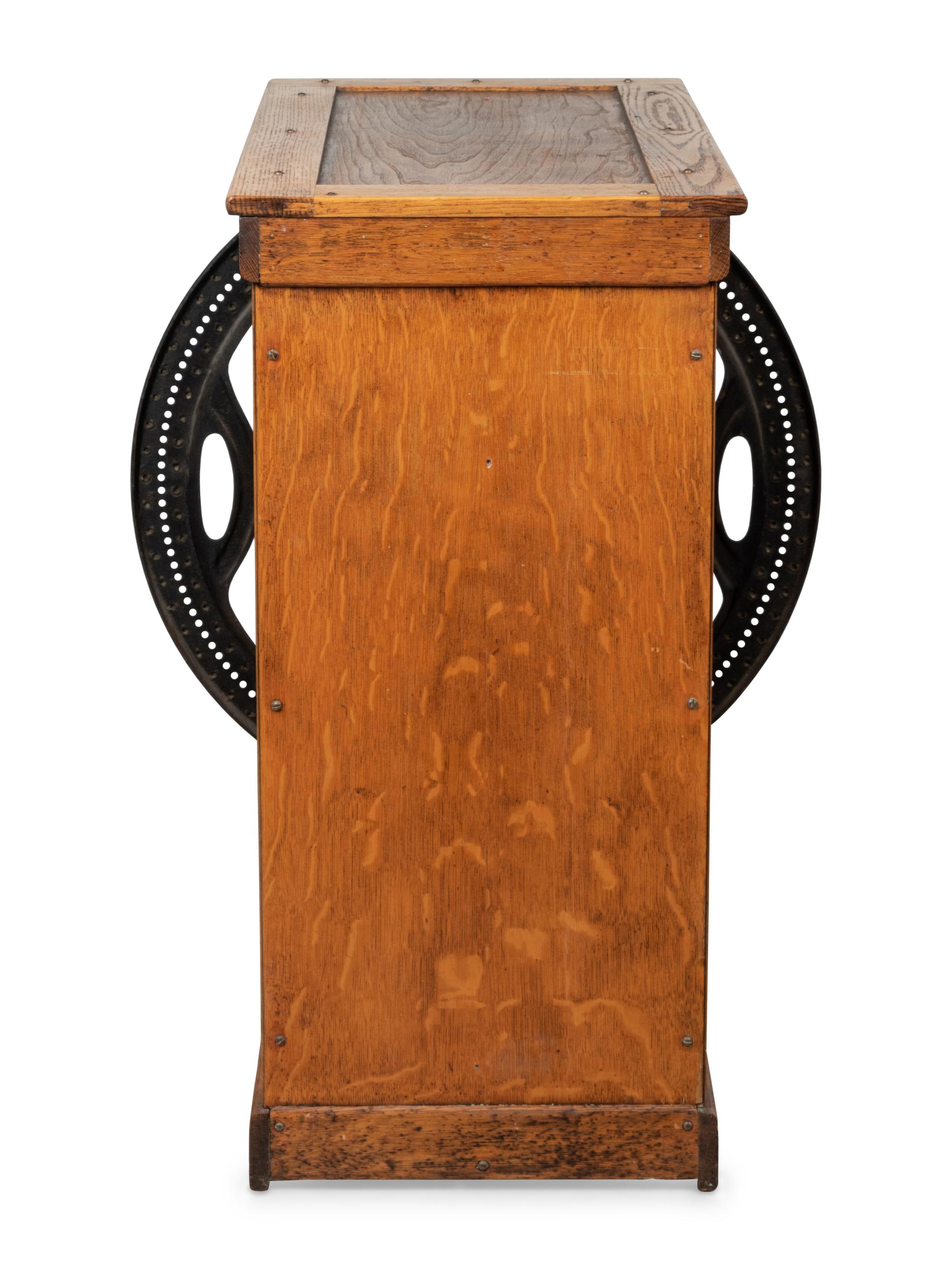An IBM Oak and Iron Punch Clock