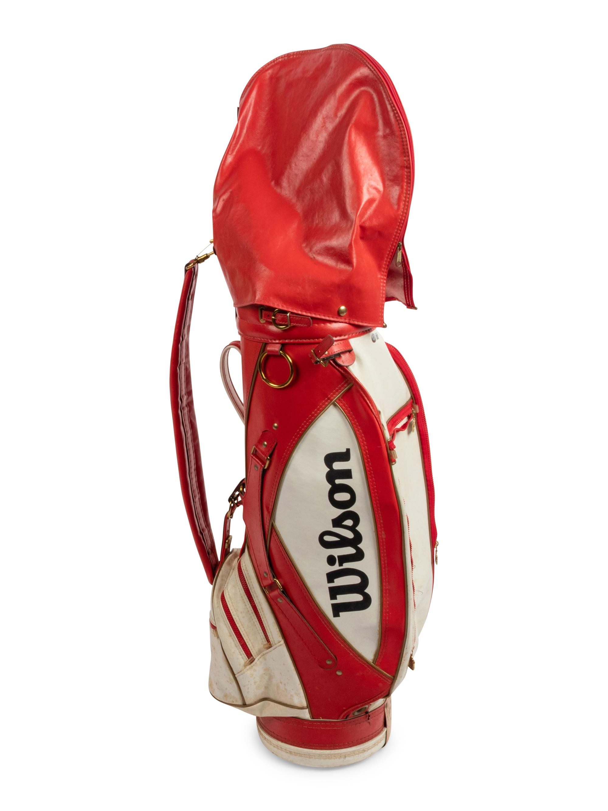 A Michael Jordan Signed Autograph Wilson Golf Bag (Beckett Authentication Services)