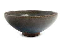A Chinese Jun Glazed Stoneware Conical Bowl