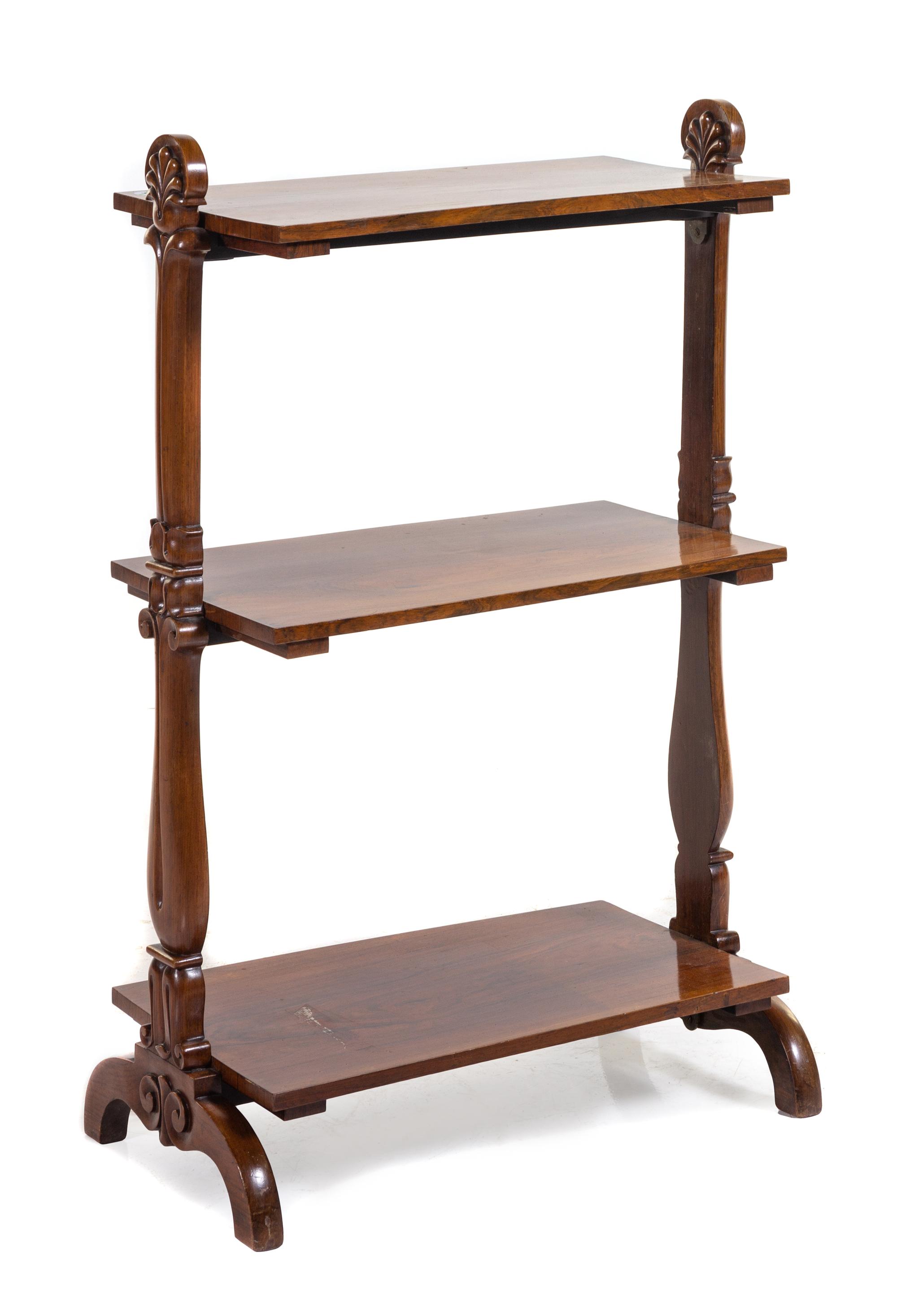 A William IV Rosewood Étagère