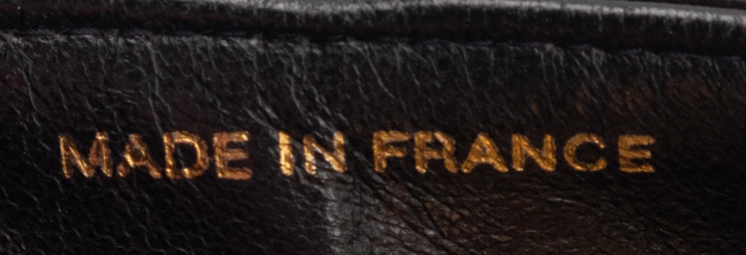 Chanel Navy Classic Medium Double Flap, 1996-97