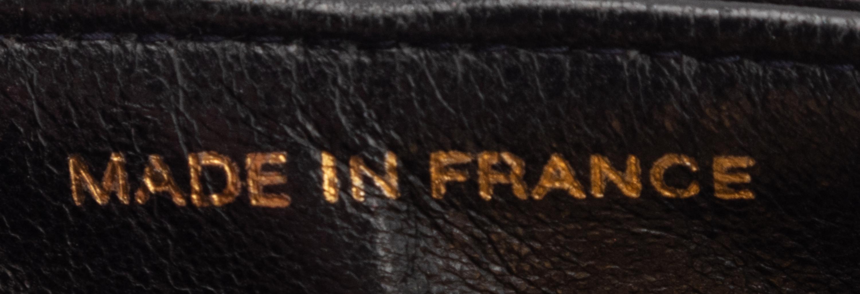 Chanel Navy Classic Medium Double Flap, 1996-97