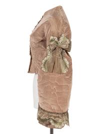 Silk Moiré Taffeta Bodice and Skirt, 1860s