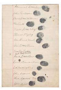 [NATIVE AMERICANS]. Archive of documents related to Assiniboine, Arapaho, and Northern Cheyenne tribal affairs, incl. delegation documents.