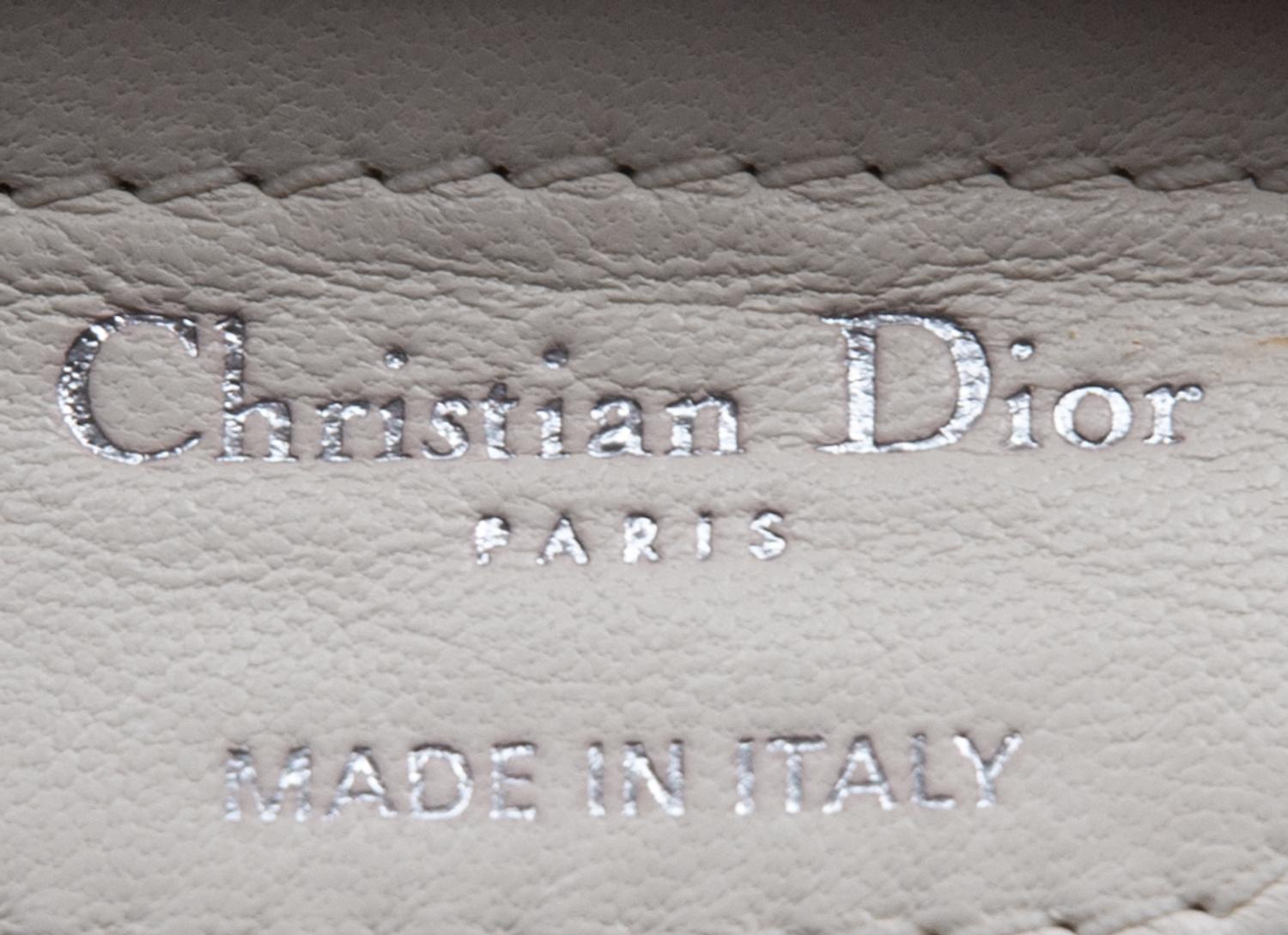 Christian Dior White Ruffle Flap Bag, 2009