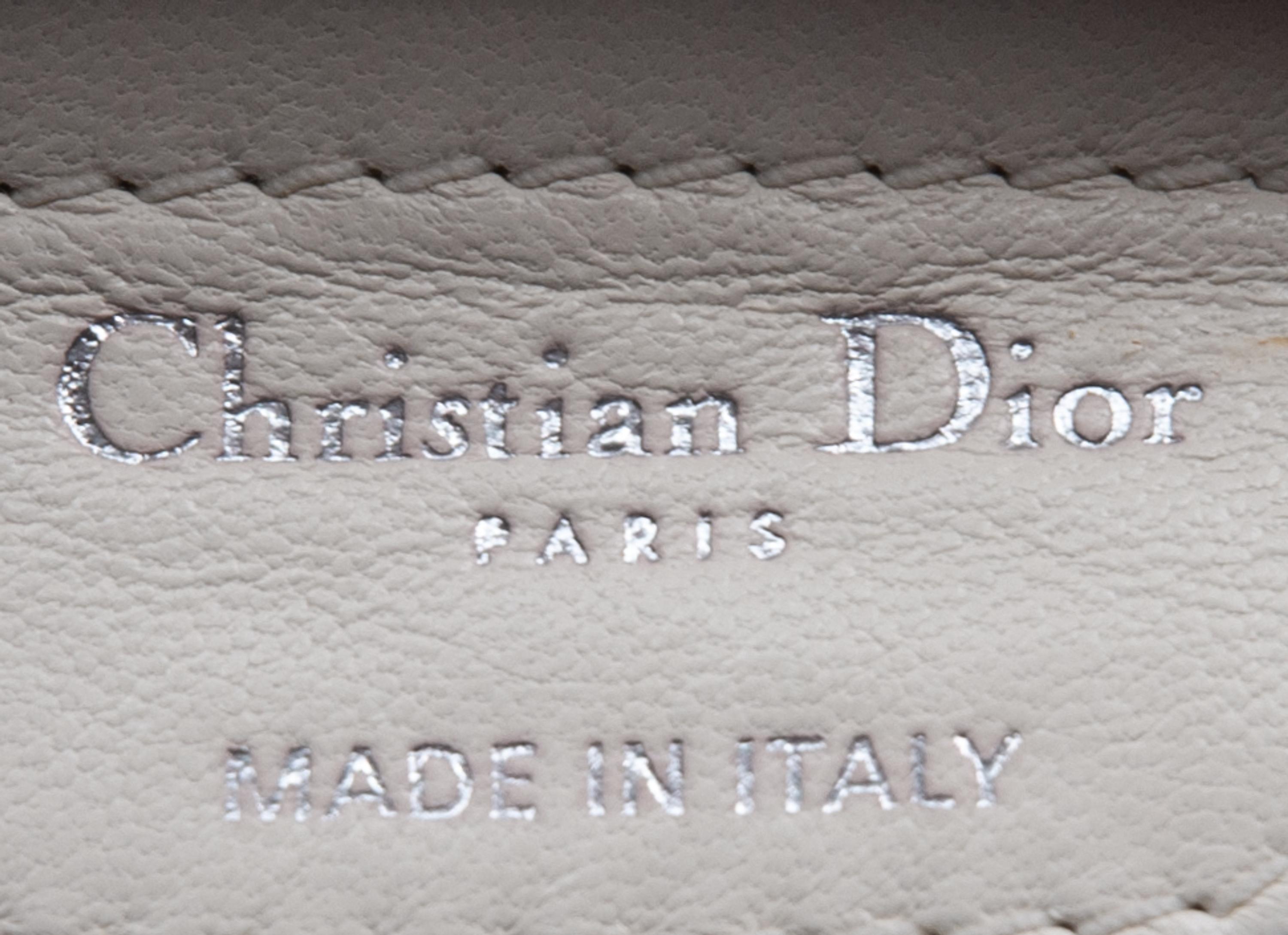 Christian Dior White Ruffle Flap Bag, 2009