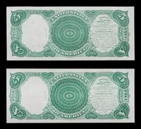 Two United States 1907 $5 Legal Tender Notes
