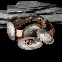 Navajo Silver Concha Belt