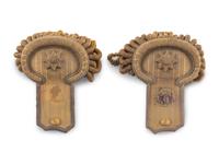 A Pair of English Officer’s Epaulets in Original Case