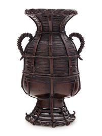 A Japanese Metal Vase