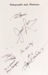 (SWIGERT, JACK) APOLLO 13. Autographed document signed by the crew of the Apollo 13 mission, Fred haise, James Lovell, & Ken Mattingly.