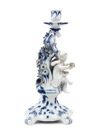 A Meissen Porcelain Candelabrum Base