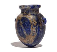 An Egyptian Lapis Lazuli Ovoid Jar