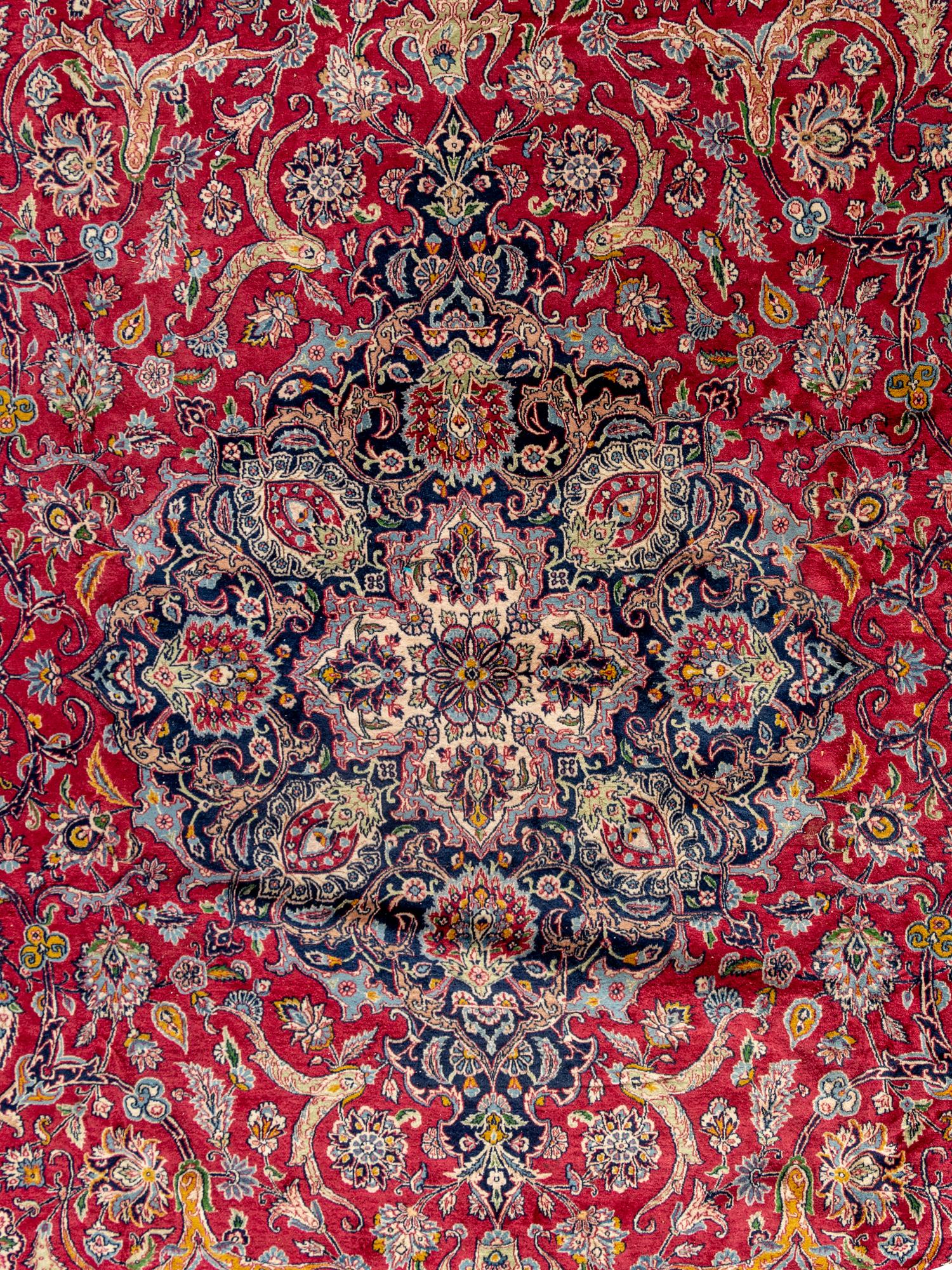 A Kirman Wool Rug