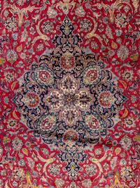 A Kirman Wool Rug