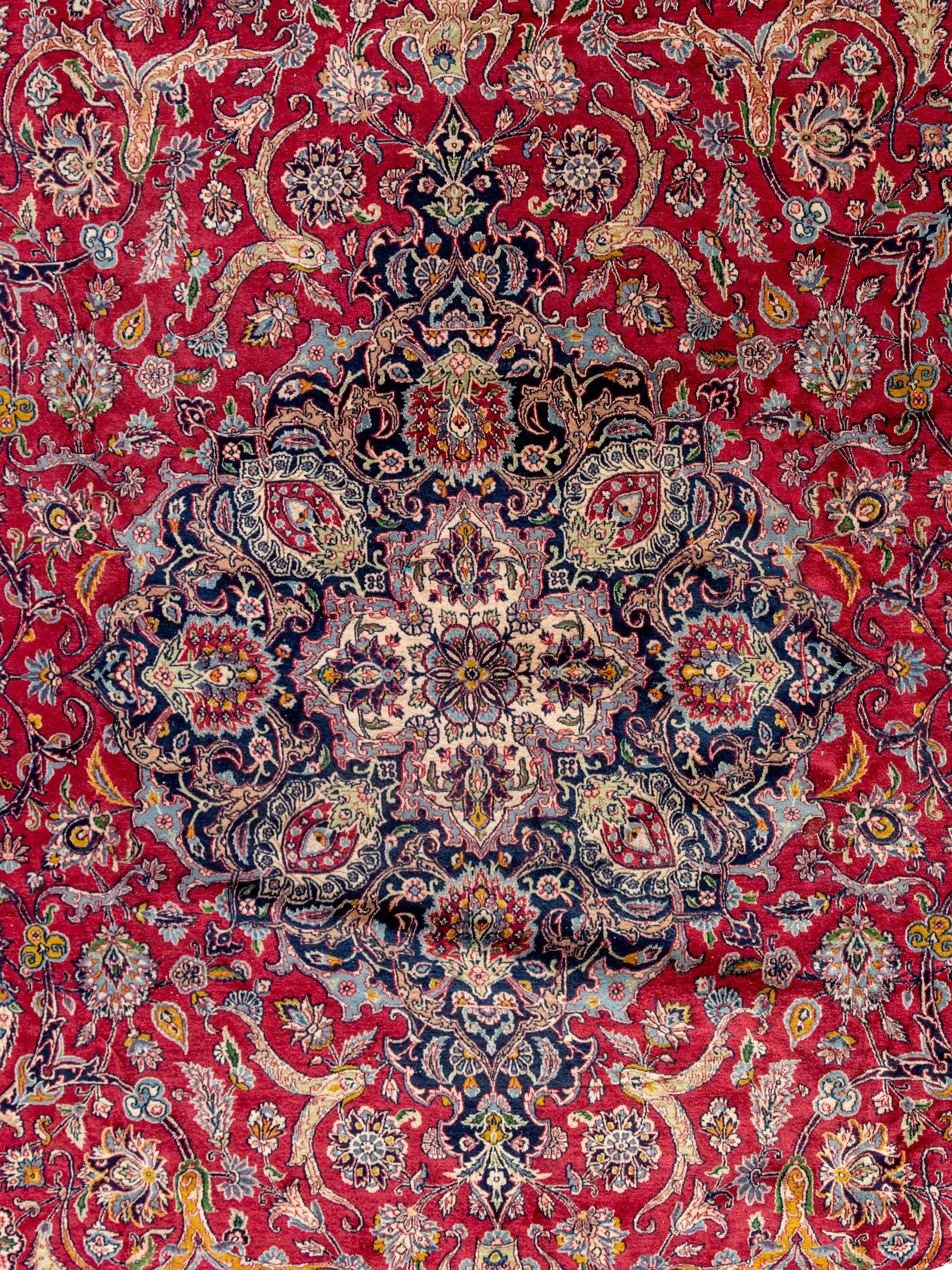 A Kirman Wool Rug