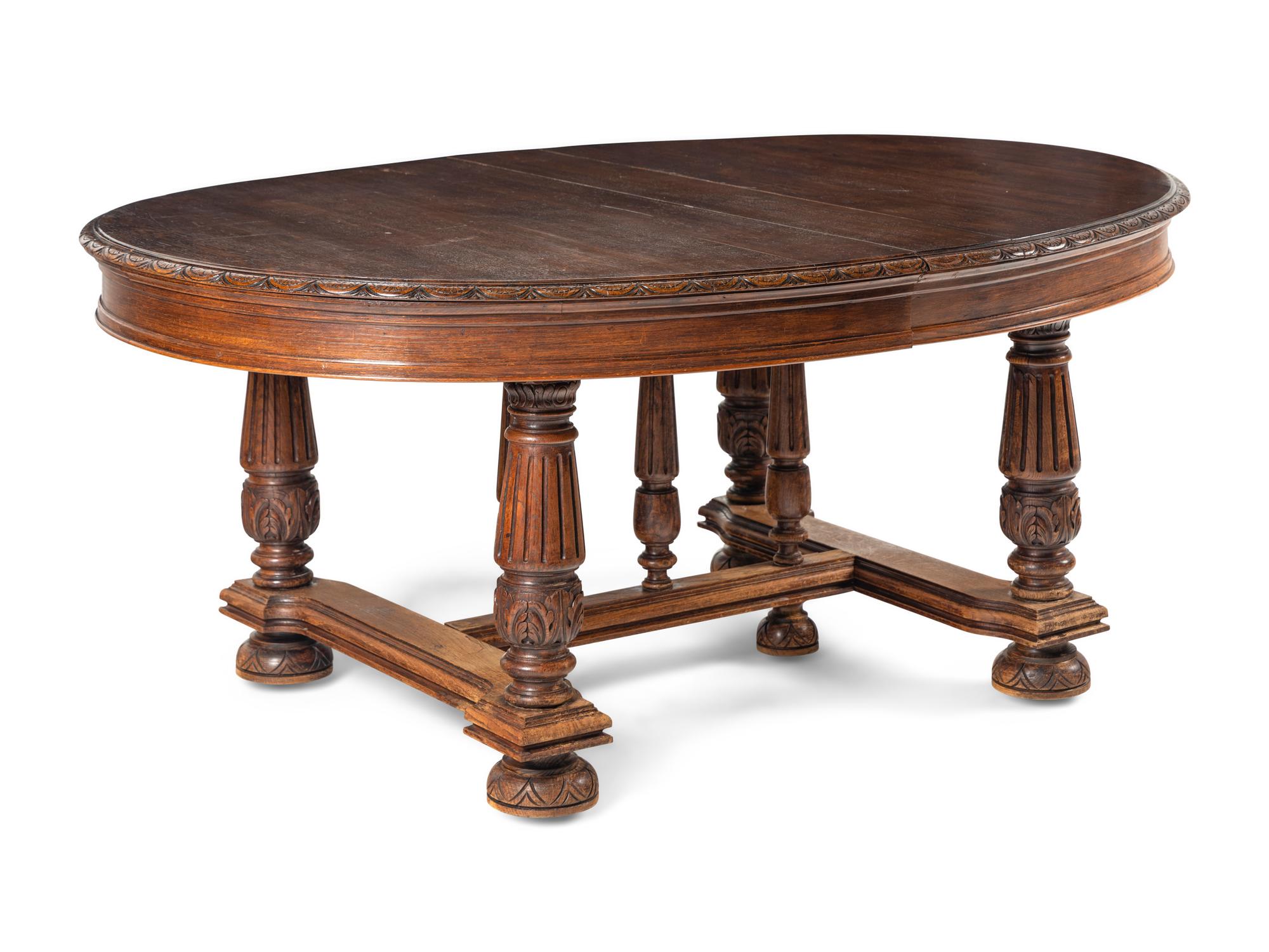 A Jacobean Style Oak Dining Table