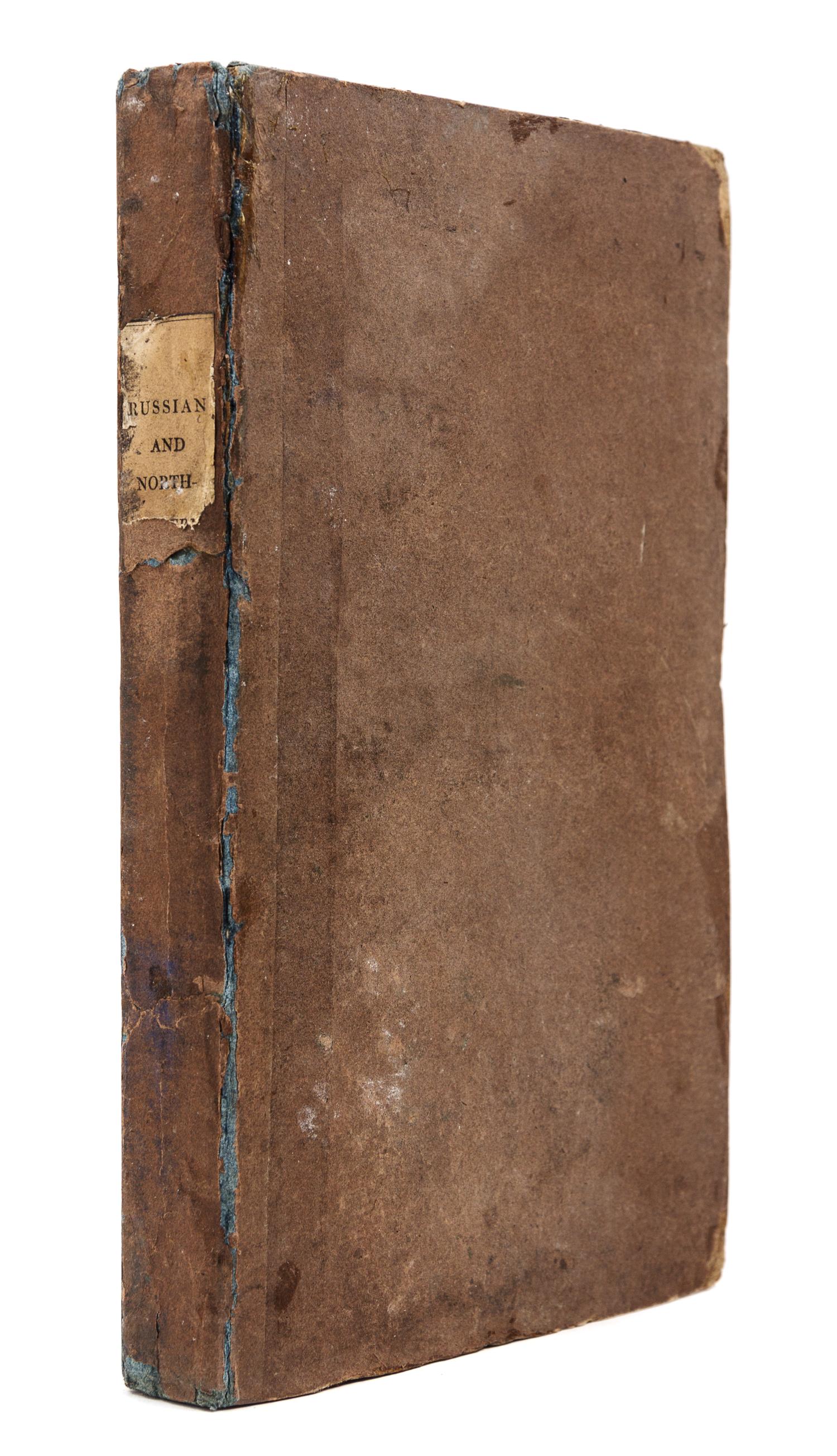 BURNEY, James. A Chronological History of North-Eastern Voyages of Discovery. London, 1819. FIRST EDITION, ORIGINAL BOARDS.