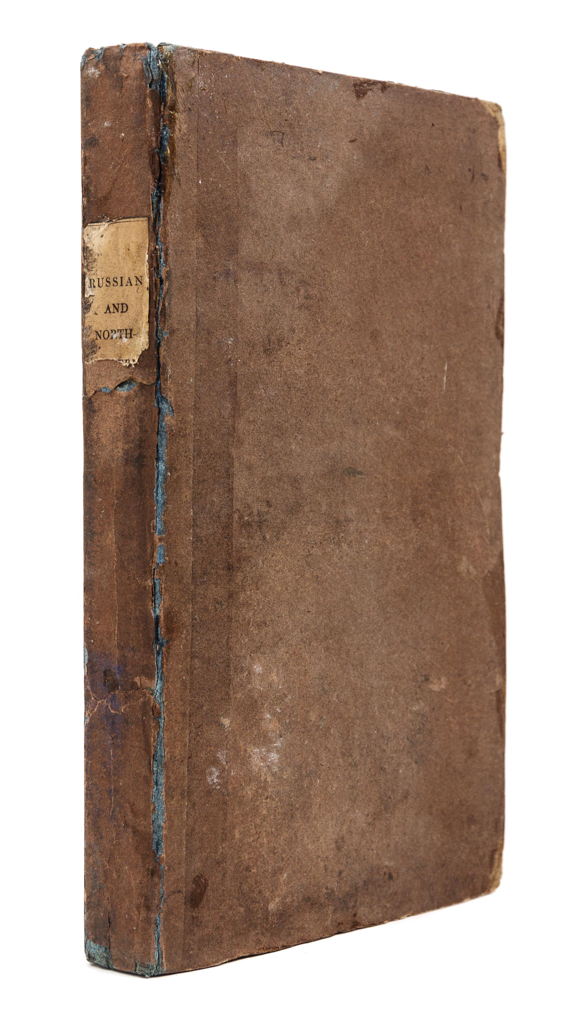 BURNEY, James. A Chronological History of North-Eastern Voyages of Discovery. London, 1819. FIRST EDITION, ORIGINAL BOARDS.