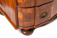 A Continental Burl Walnut Tabernacle Bureau
