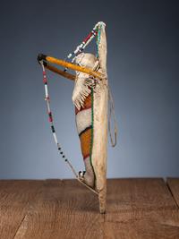 Umatilla Beaded Hide Doll Cradles
