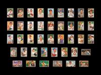 A Group of 81 1952 Bowman Baseball Cards Including Multiple Hall of Famers