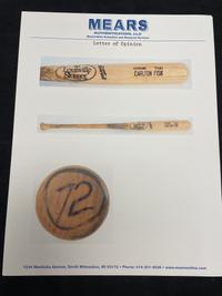 A Carlton Fisk 1990 Professional Model Louisville Slugger Bat (MEARS A6)