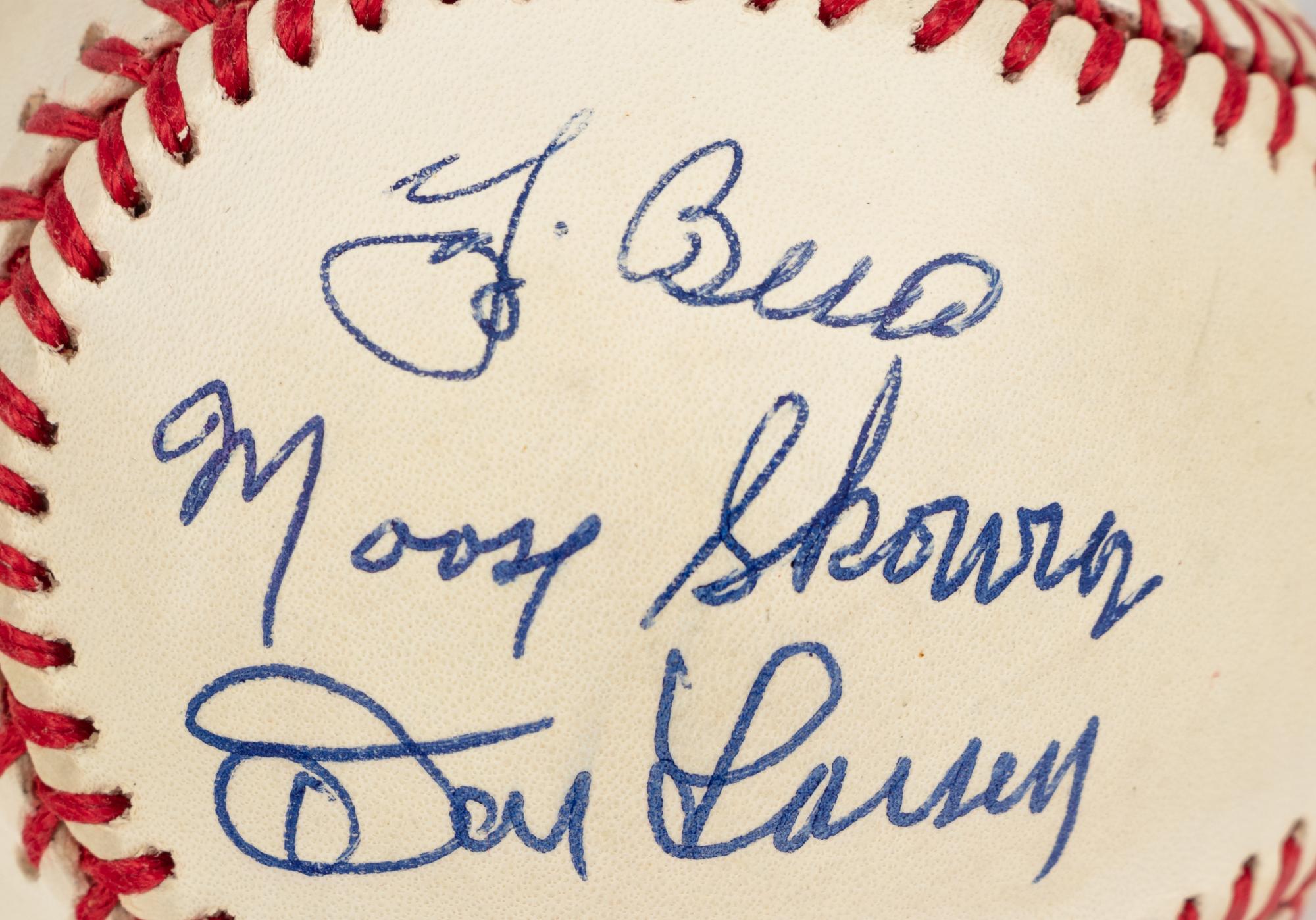 A Multi-Signed 1950s New York Yankees Autograph Baseball (Beckett Authentication Services BAS Certified),