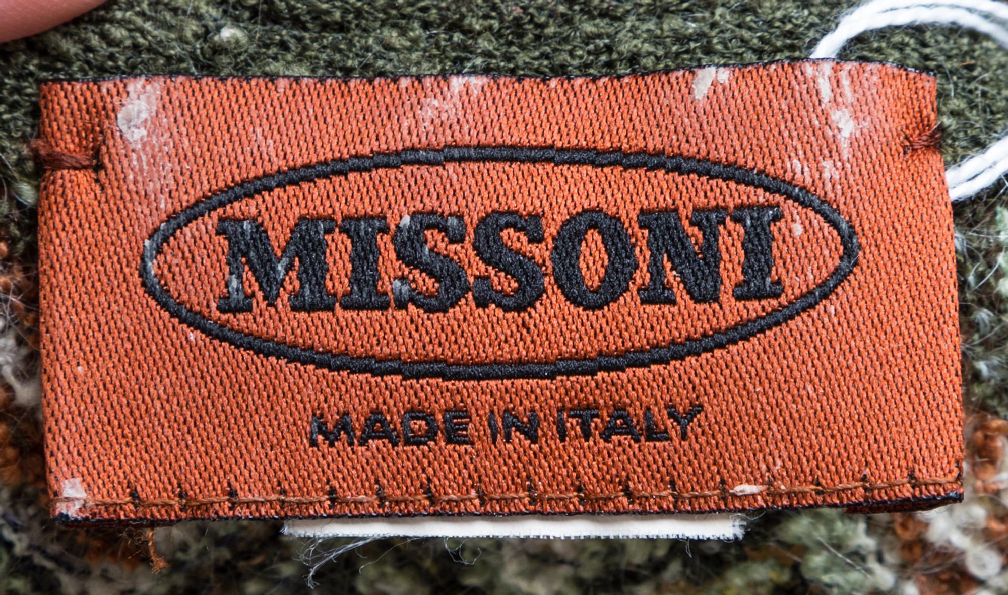 A Missoni Knit Short Sleeve Sweater, No size.