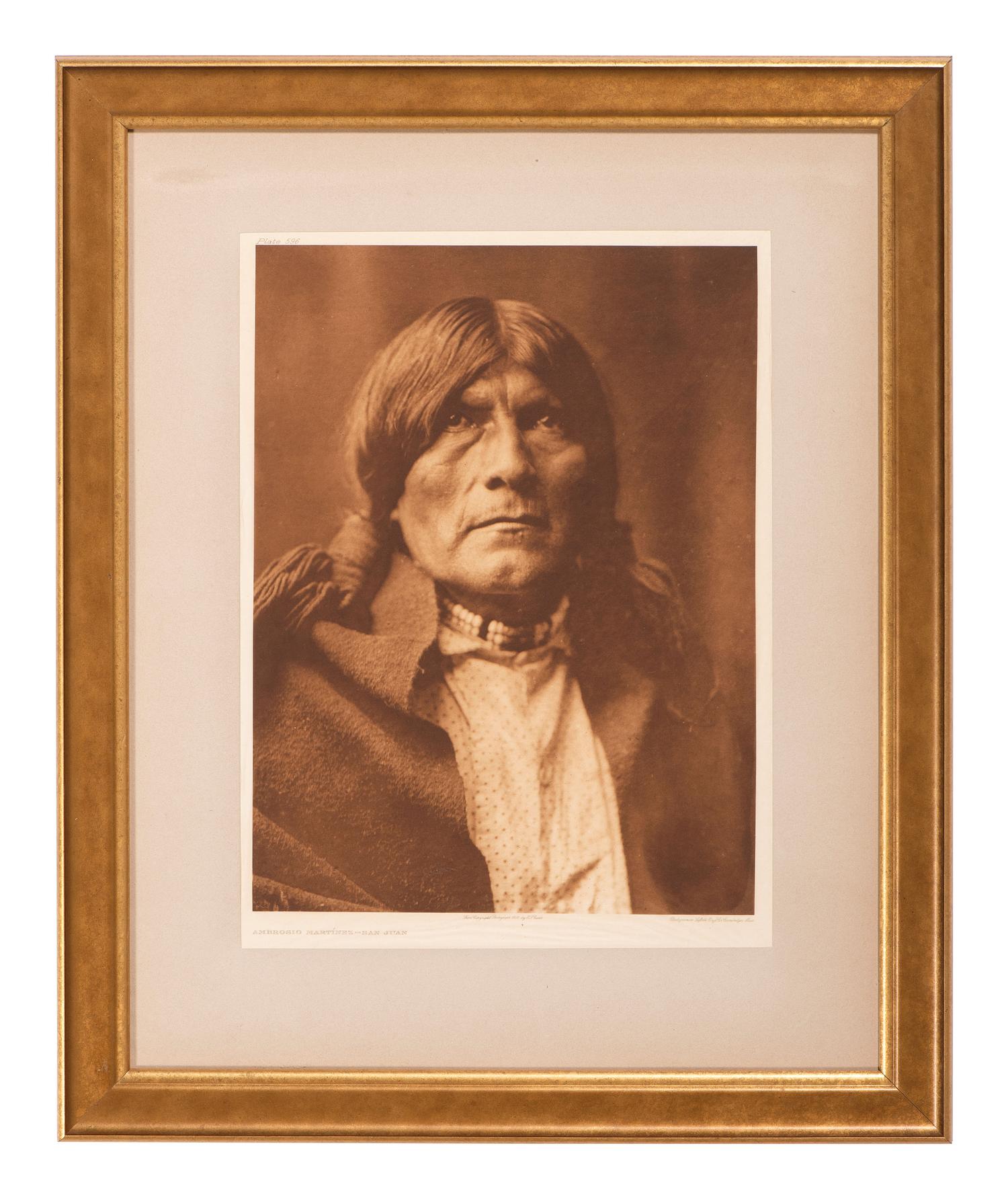 CURTIS, Edward (1868-1952). A group of 15 photogravures from the North American Indian.