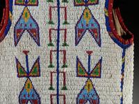 Sioux Child's Beaded Hide Vest