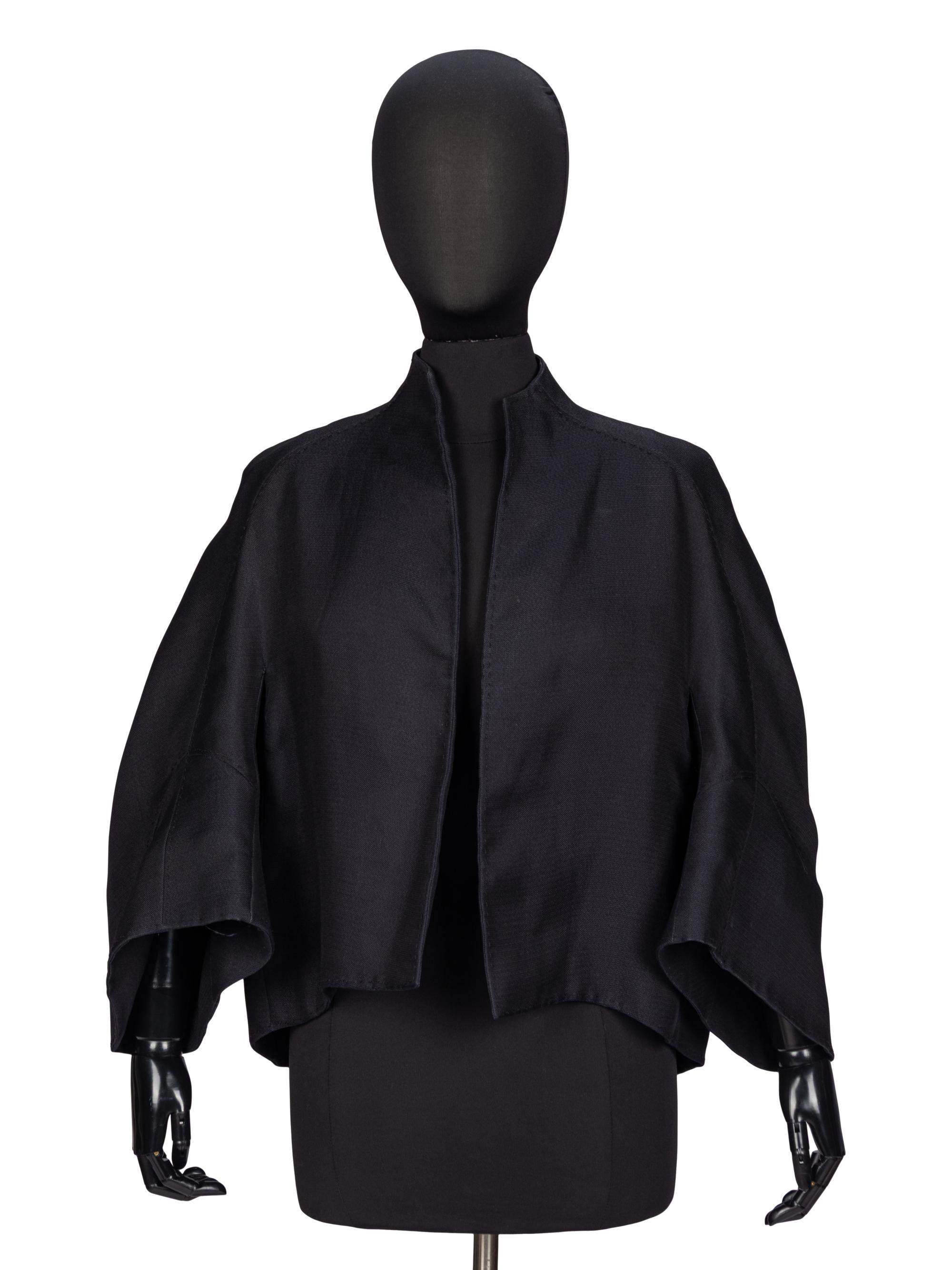 Ralph Rucci, Black Silk Swing Jacket