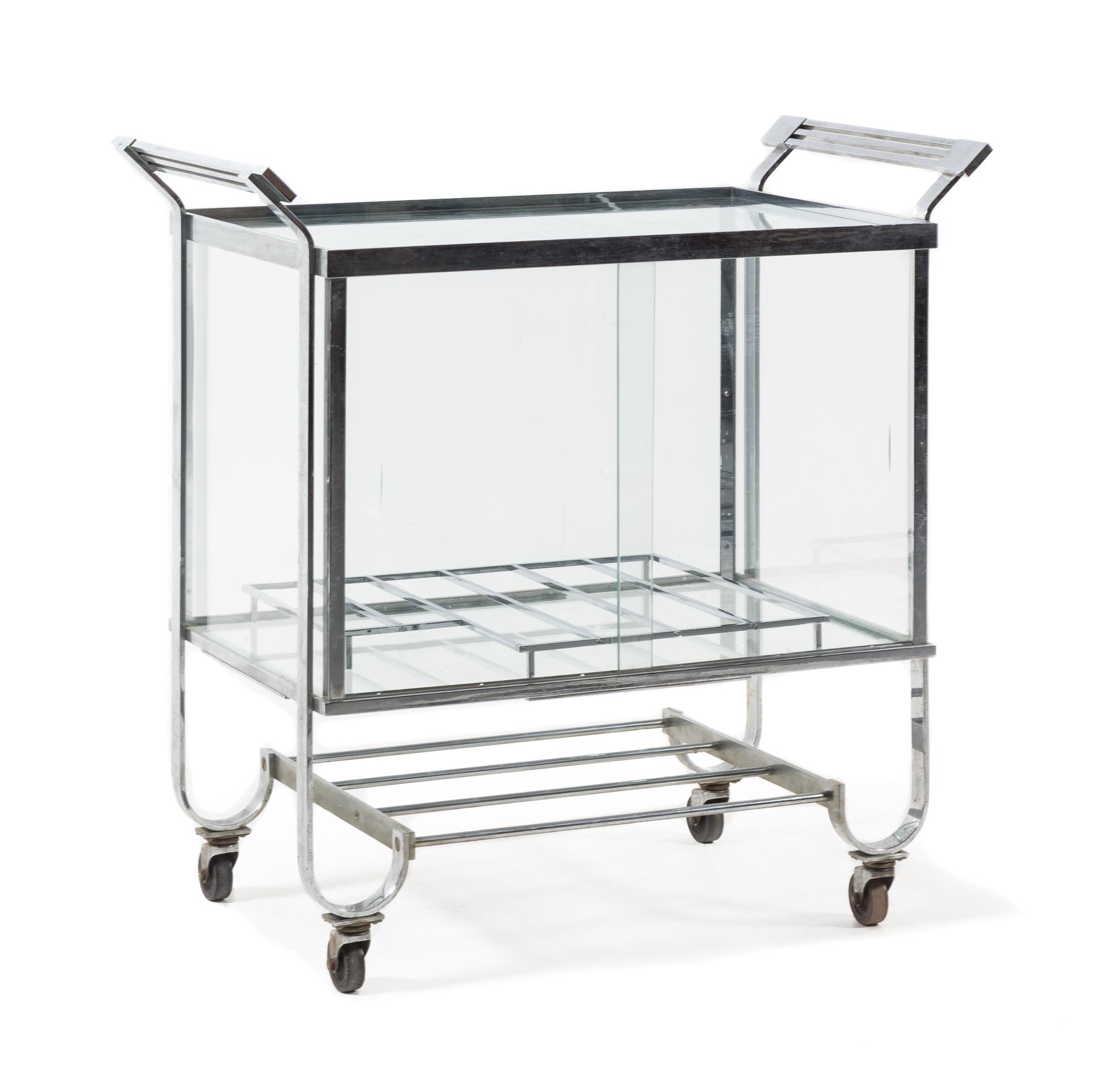 Art Deco, 1930s, bar cart