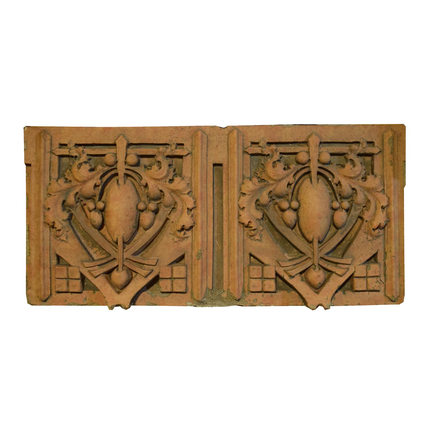 A George Elmslie Designed Terracotta Fragment 22 "W x 4" D x 11" H — United States, Early 20th Century