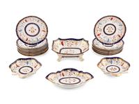 An English Porcelain Dessert Service
