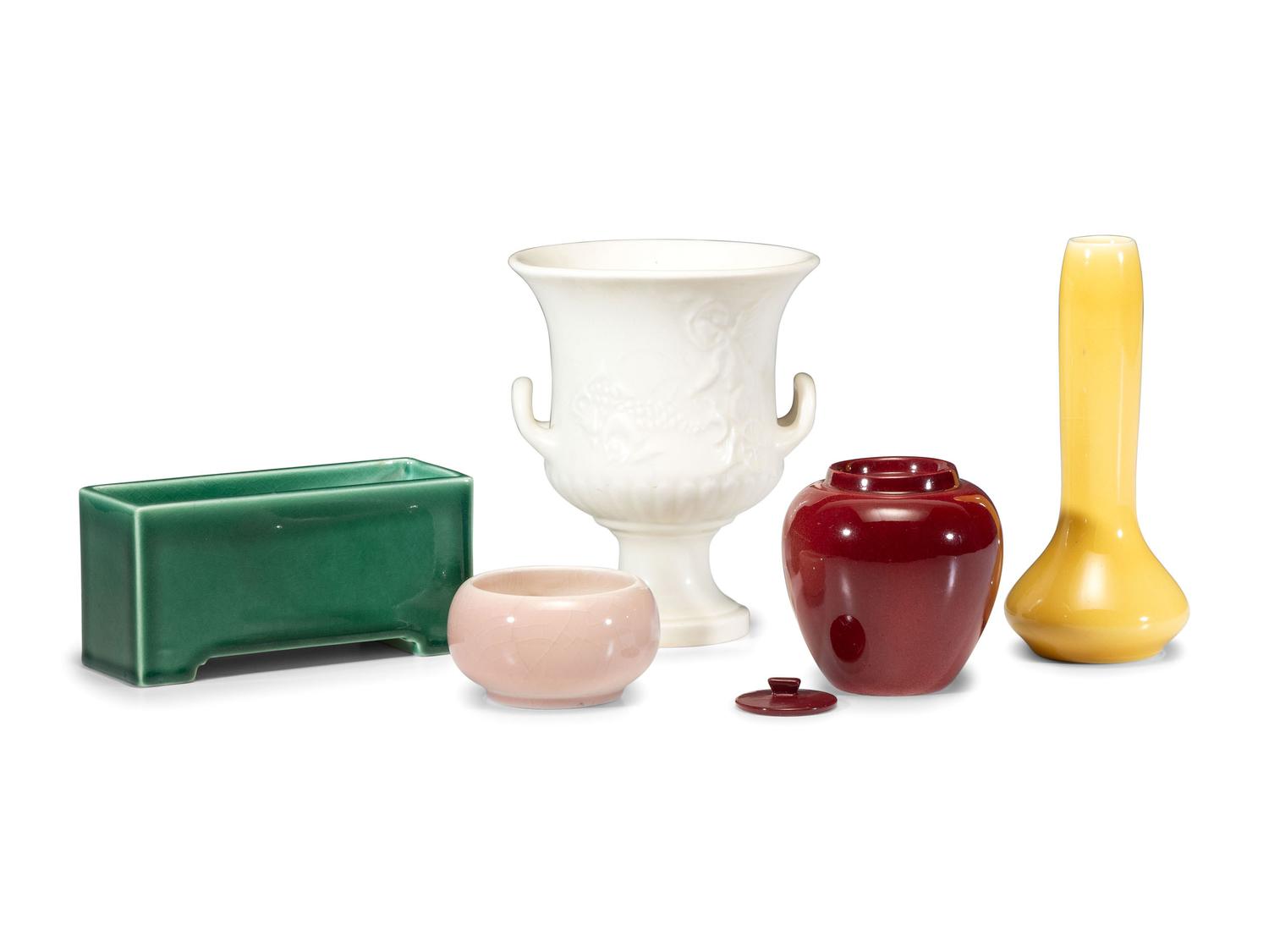 Five Rookwood Pottery Table Articles