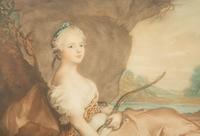 Madame Adelaide as Diana (after Jean-Marc Nattier), 1902